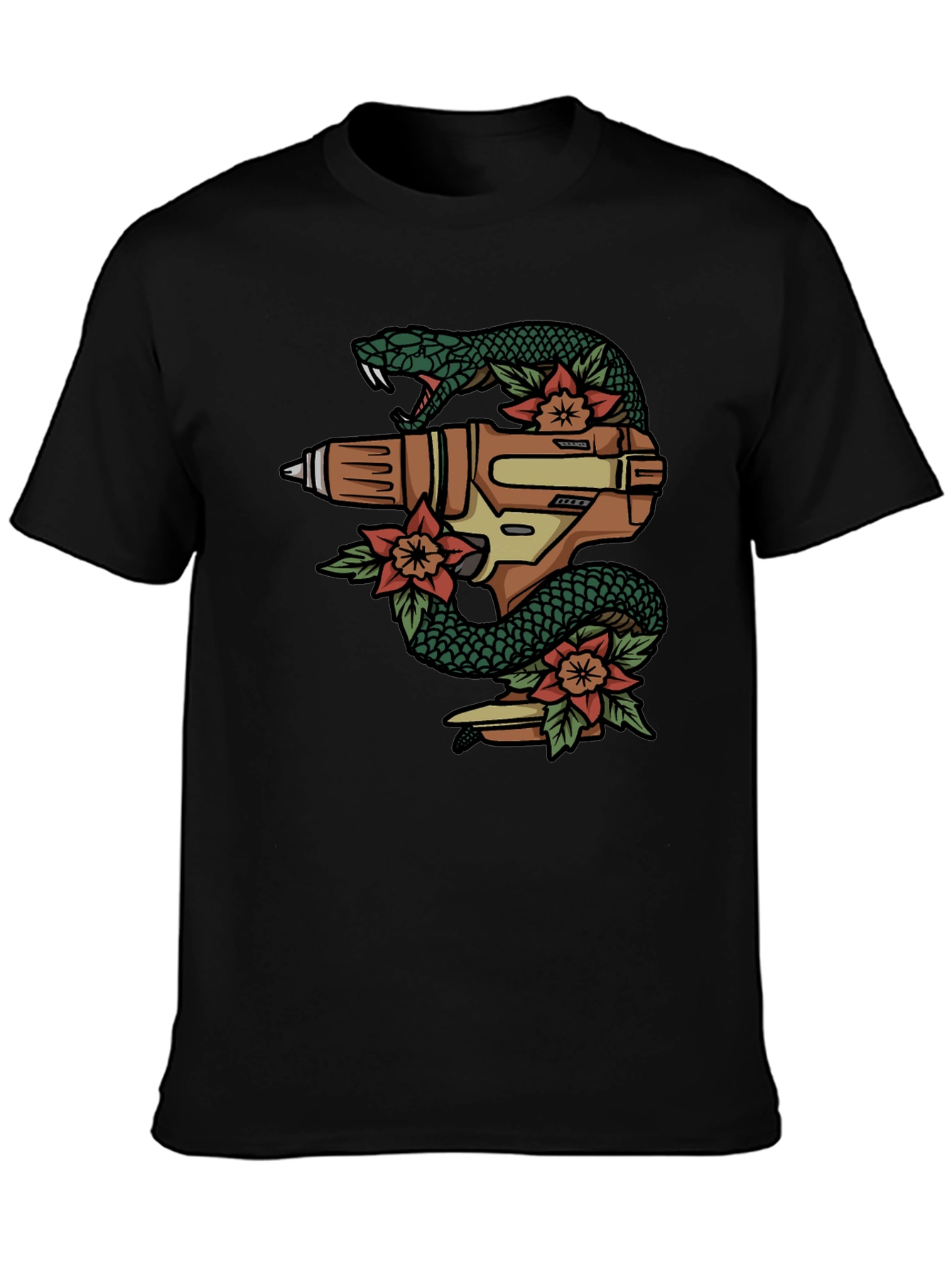 Snake Drill T-Shirt - Unique Graphic Tee