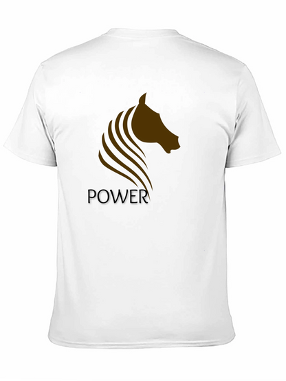 Power Horse Graphic Tee - Black