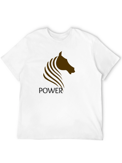 Power Horse Graphic Tee - Black