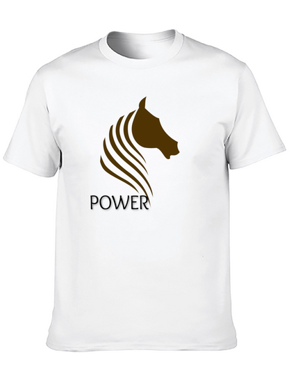 Power Horse Graphic Tee - Black