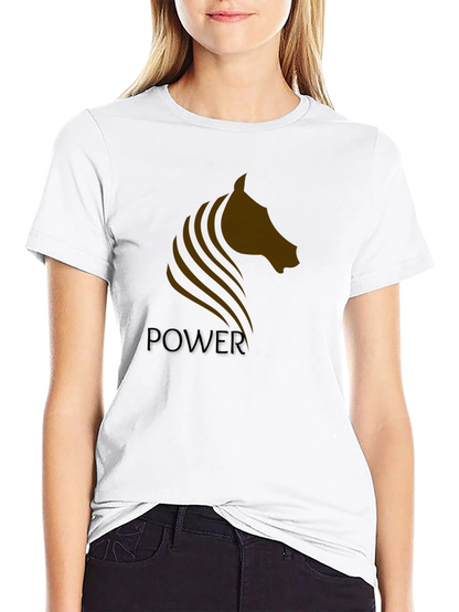 Power Horse Graphic Tee - Black