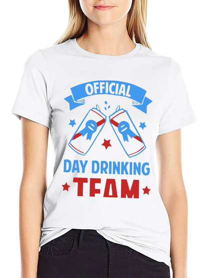 Official Day Drinking Team Graphic Tee