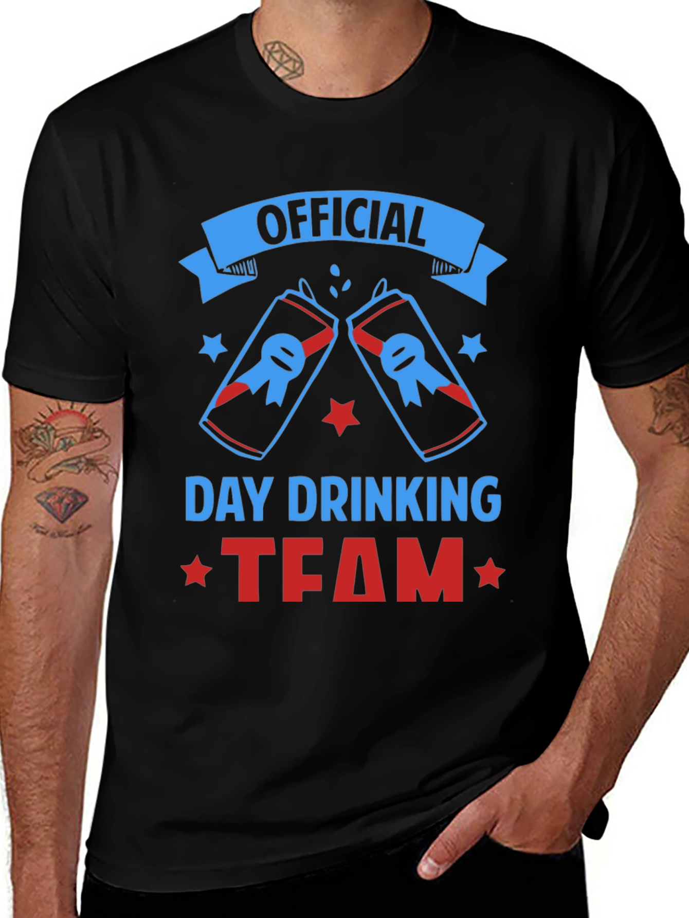 Official Day Drinking Team Graphic Tee