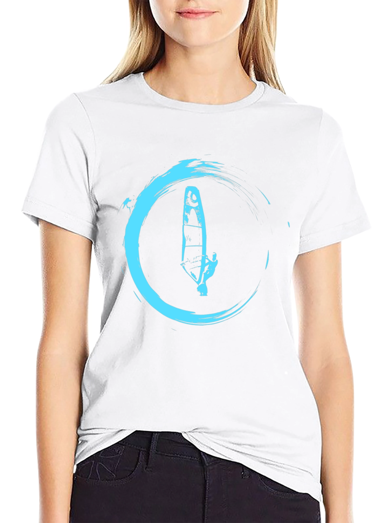 Cool Windsurfer Graphic T-Shirt