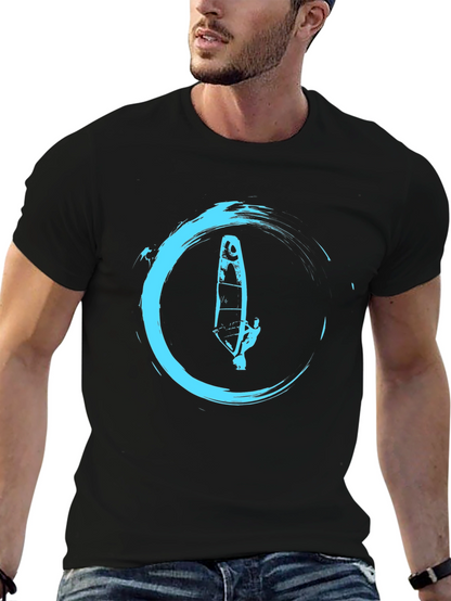 Cool Windsurfer Graphic T-Shirt