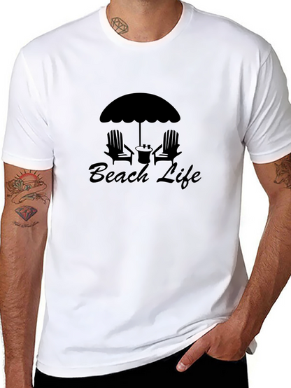 Black Beach Life Graphic Tee