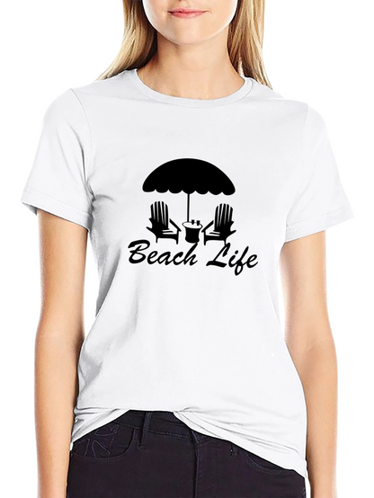 Black Beach Life Graphic Tee