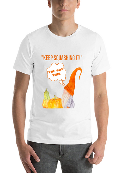 Keep Squashing It! Halloween T-Shirt - Pumpkin Gnome Tee