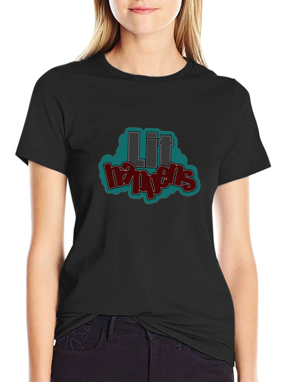 Lit Happens Graphic T-Shirt - Black