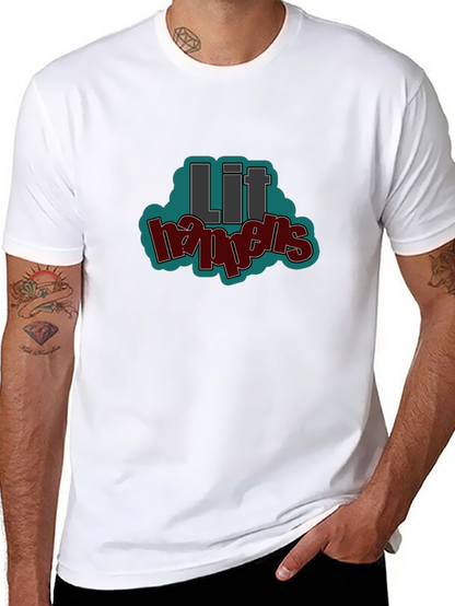 Lit Happens Graphic T-Shirt - Black
