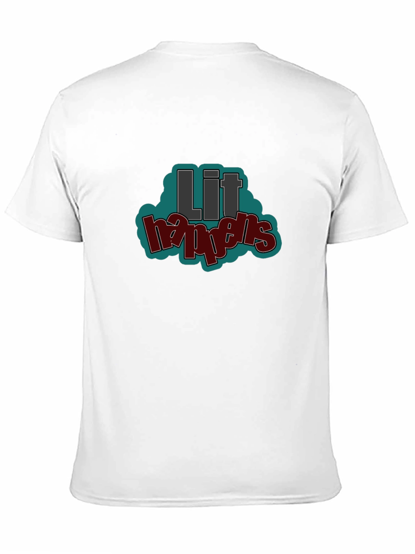 Lit Happens Graphic T-Shirt - Black