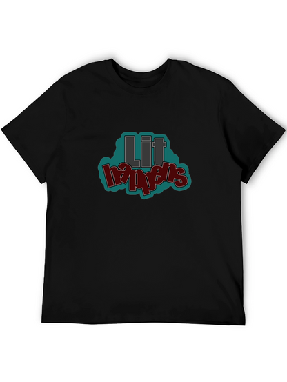 Lit Happens Graphic T-Shirt - Black