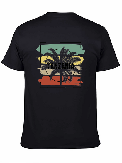 Tanzania Palm Tree Graphic T-Shirt