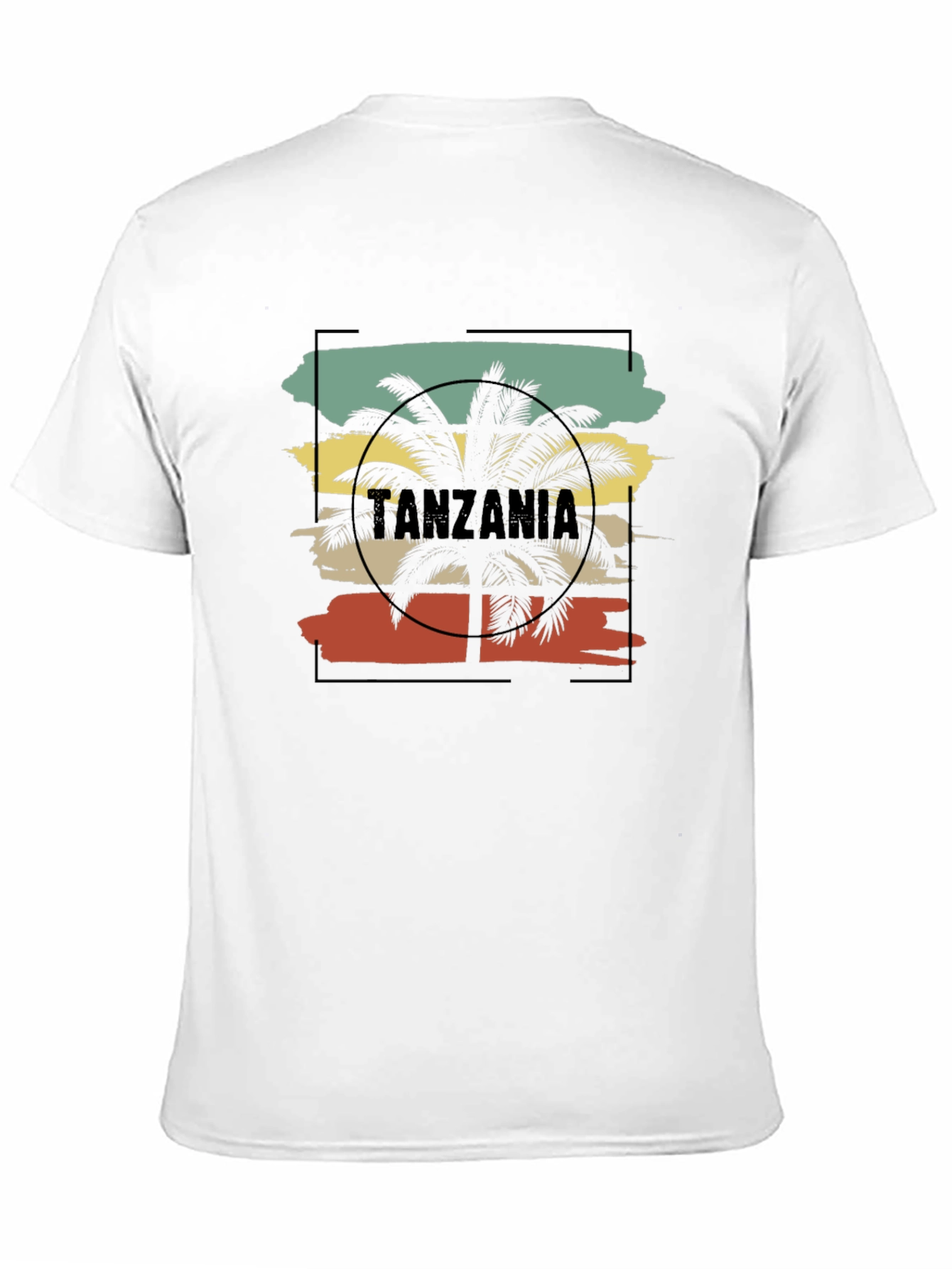 Tanzania Palm Tree Graphic T-Shirt