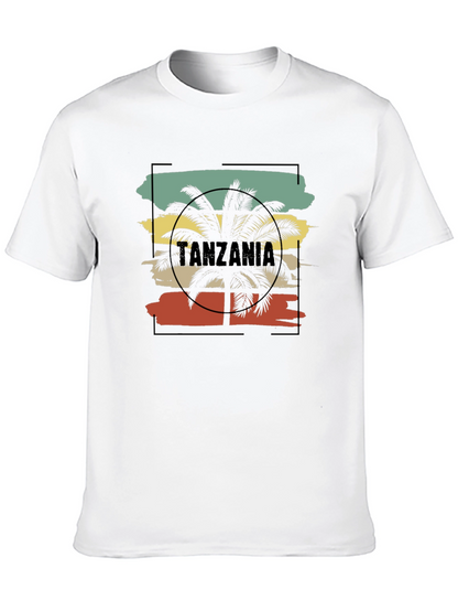 Tanzania Palm Tree Graphic T-Shirt