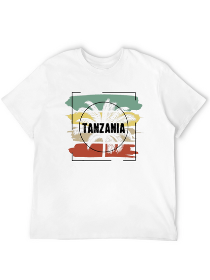 Tanzania Palm Tree Graphic T-Shirt