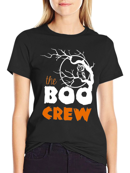 Boo Crew Halloween Graphic T-Shirt