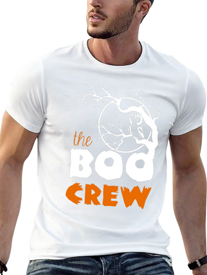 Boo Crew Halloween Graphic T-Shirt