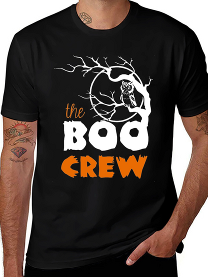 Boo Crew Halloween Graphic T-Shirt