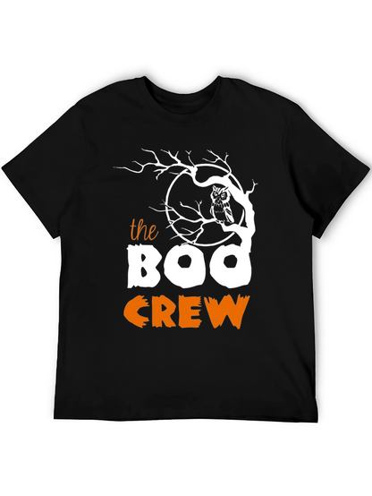 Boo Crew Halloween Graphic T-Shirt