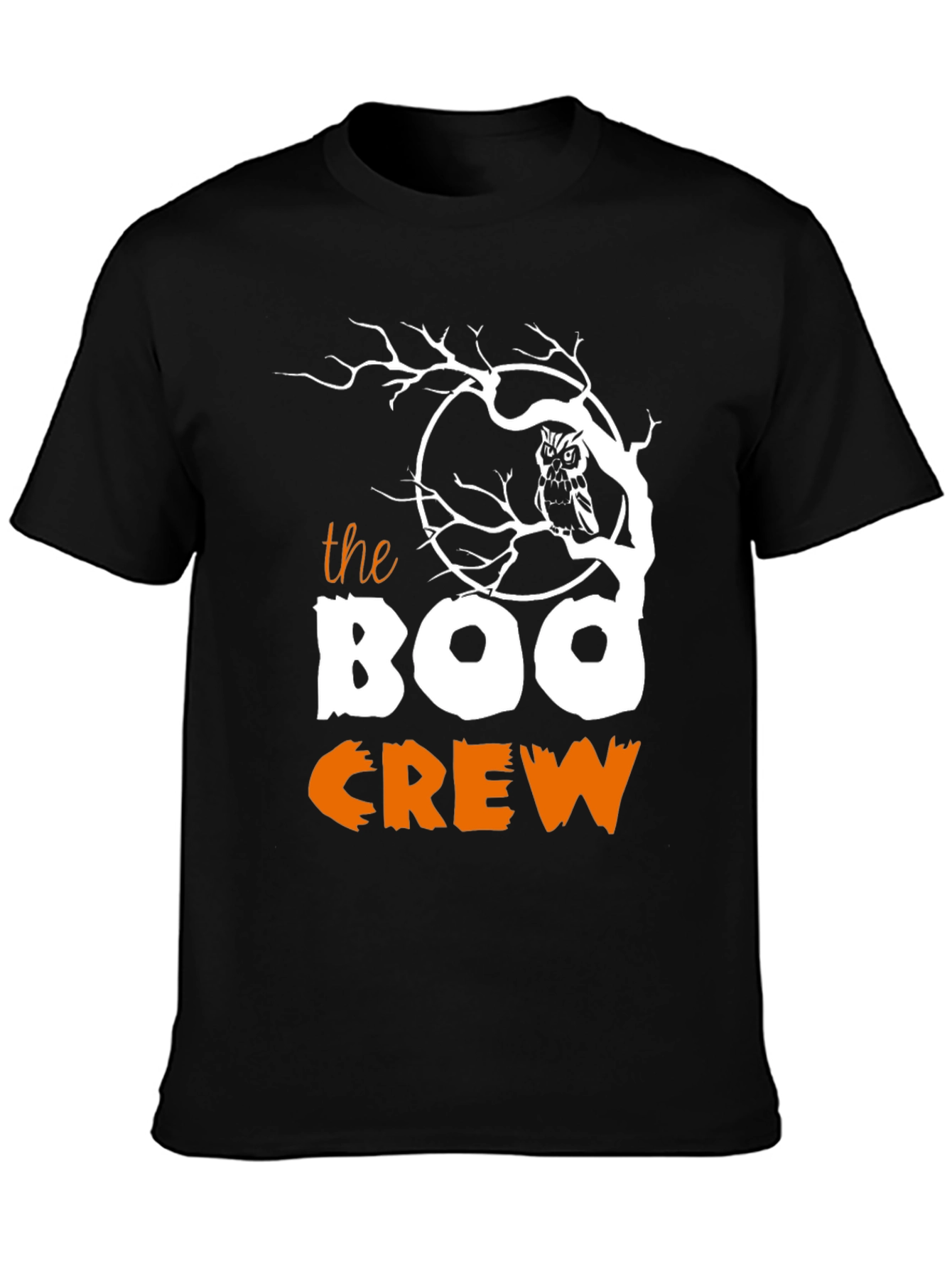 Boo Crew Halloween Graphic T-Shirt
