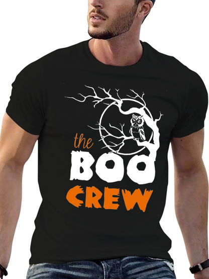 Boo Crew Halloween Graphic T-Shirt