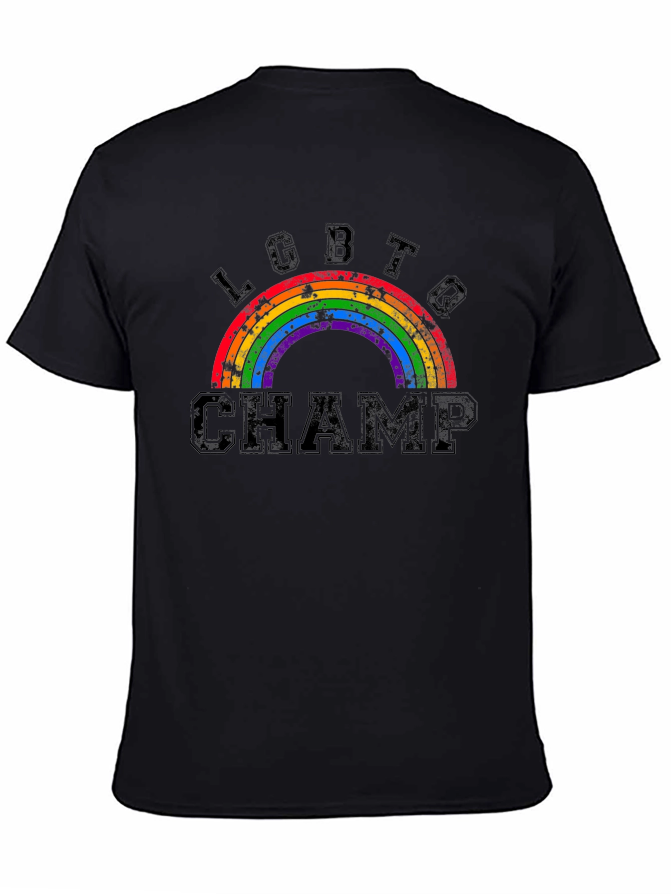 LGBTQ Champ Rainbow Graphic Tee - Pride Apparel
