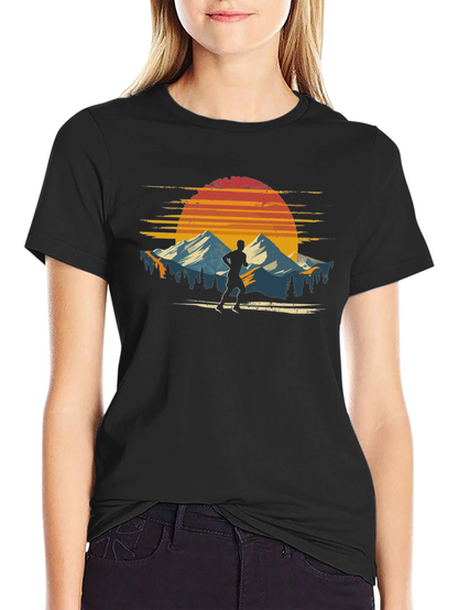 Sunset Runner Graphic T-Shirt