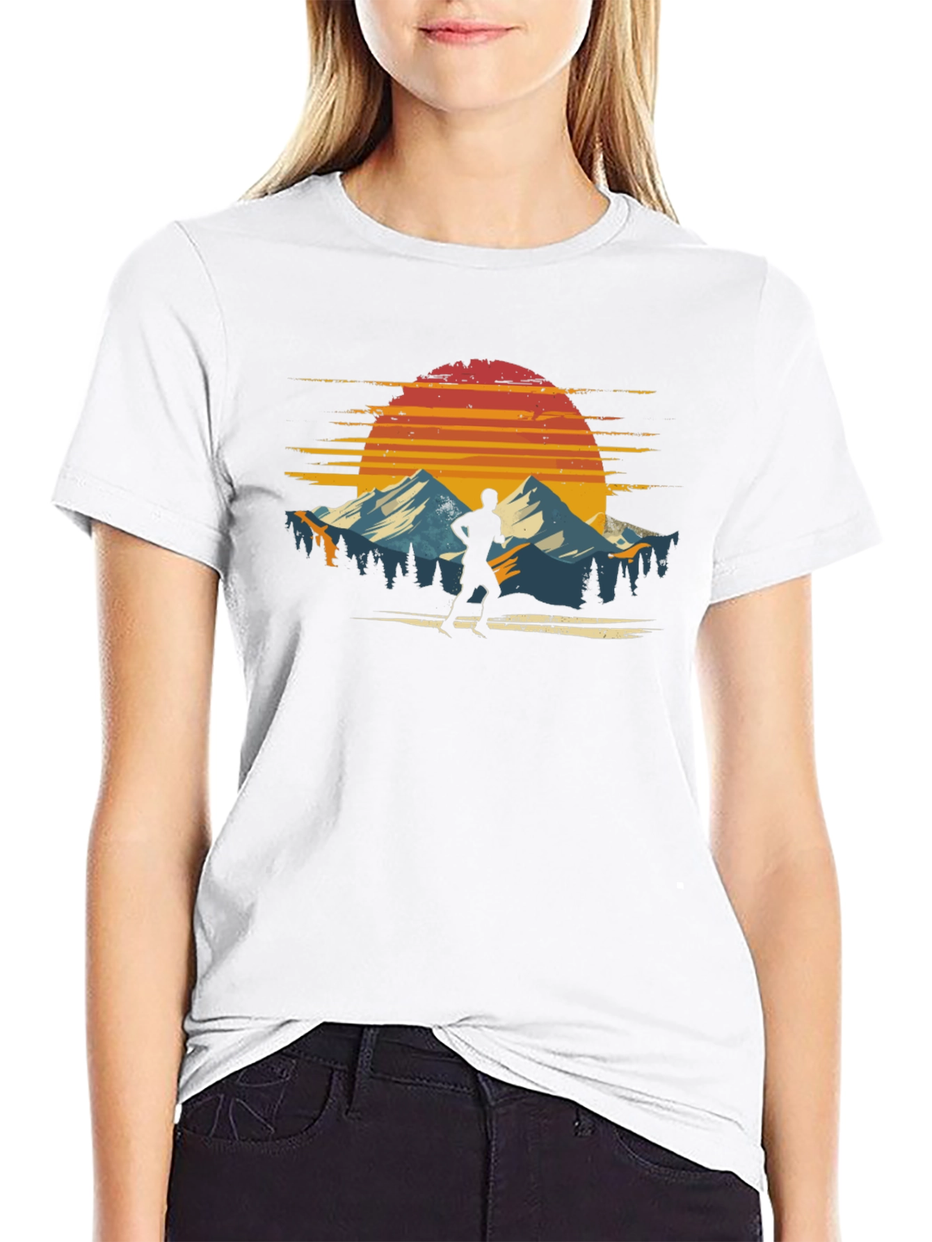 Sunset Runner Graphic T-Shirt