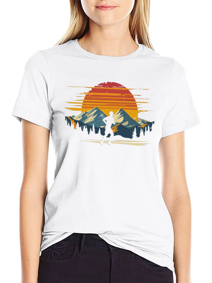 Sunset Runner Graphic T-Shirt