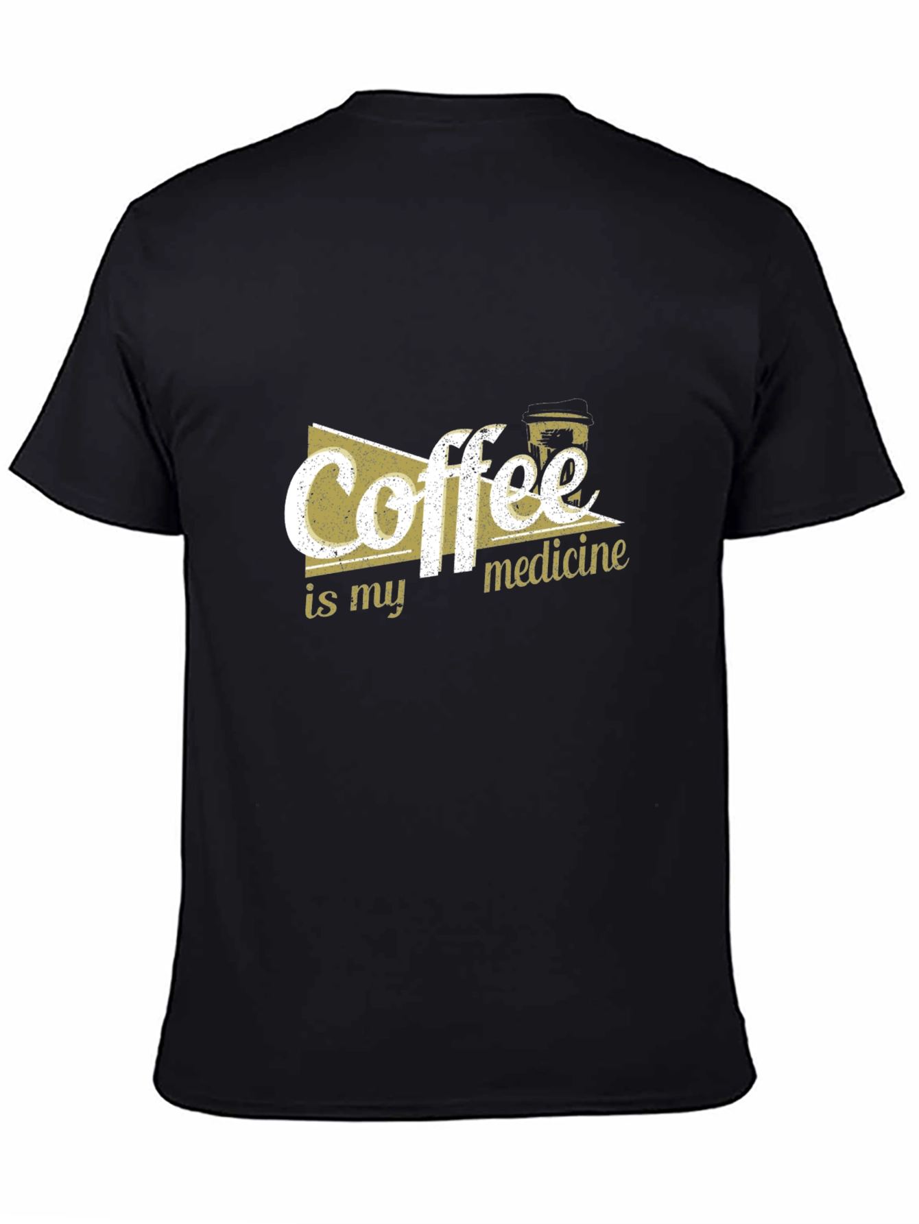 Coffee is My Medicine T-Shirt - Black