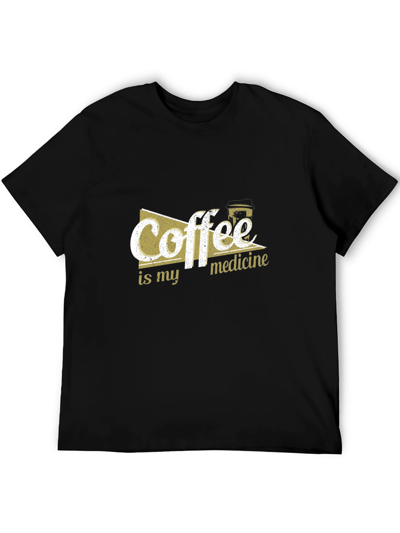 Coffee is My Medicine T-Shirt - Black