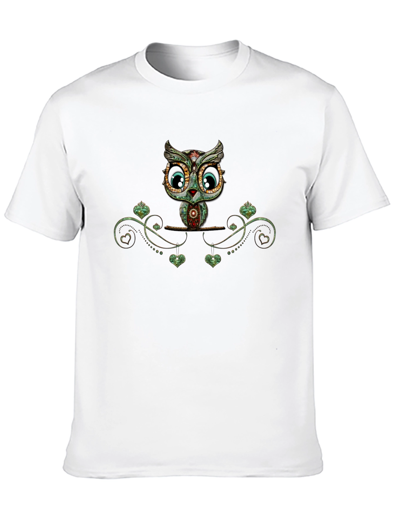 Owl Graphic Print T-Shirt - Unique Design