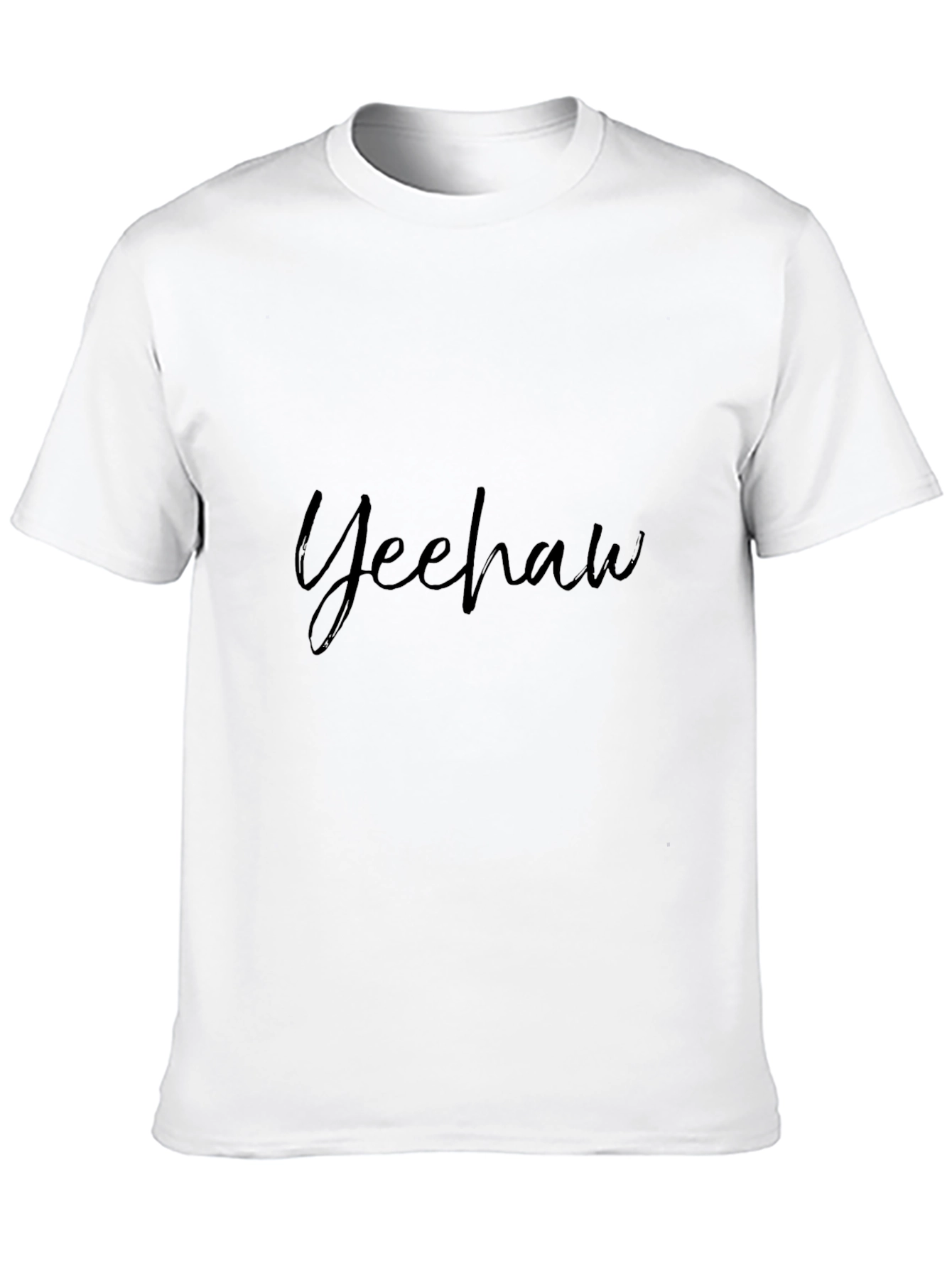 Yeehaw Graphic Print Black Tee