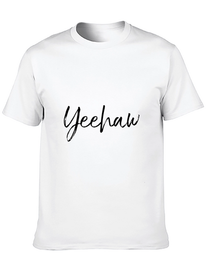 Yeehaw Graphic Print Black Tee