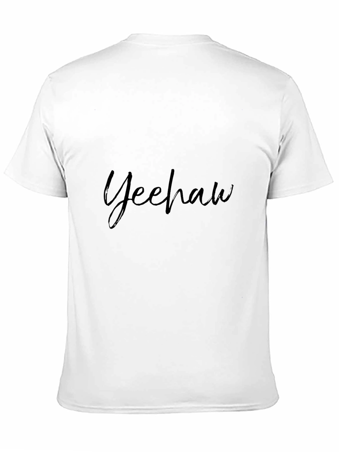 Yeehaw Graphic Print Black Tee