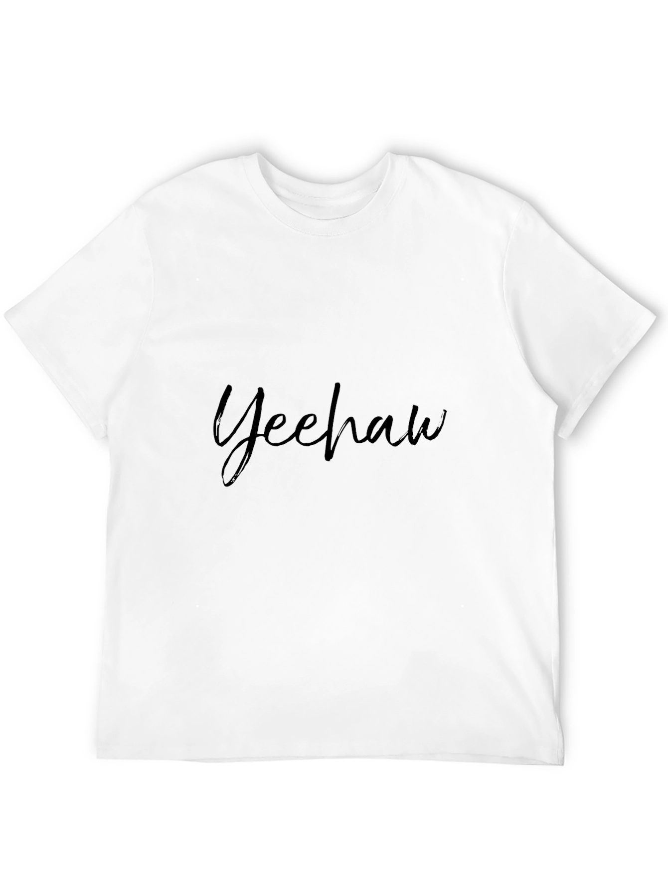 Yeehaw Graphic Print Black Tee