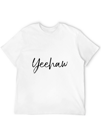 Yeehaw Graphic Print Black Tee