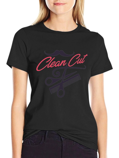 Clean Cut Barber T-Shirt - Stylish Salon Tee
