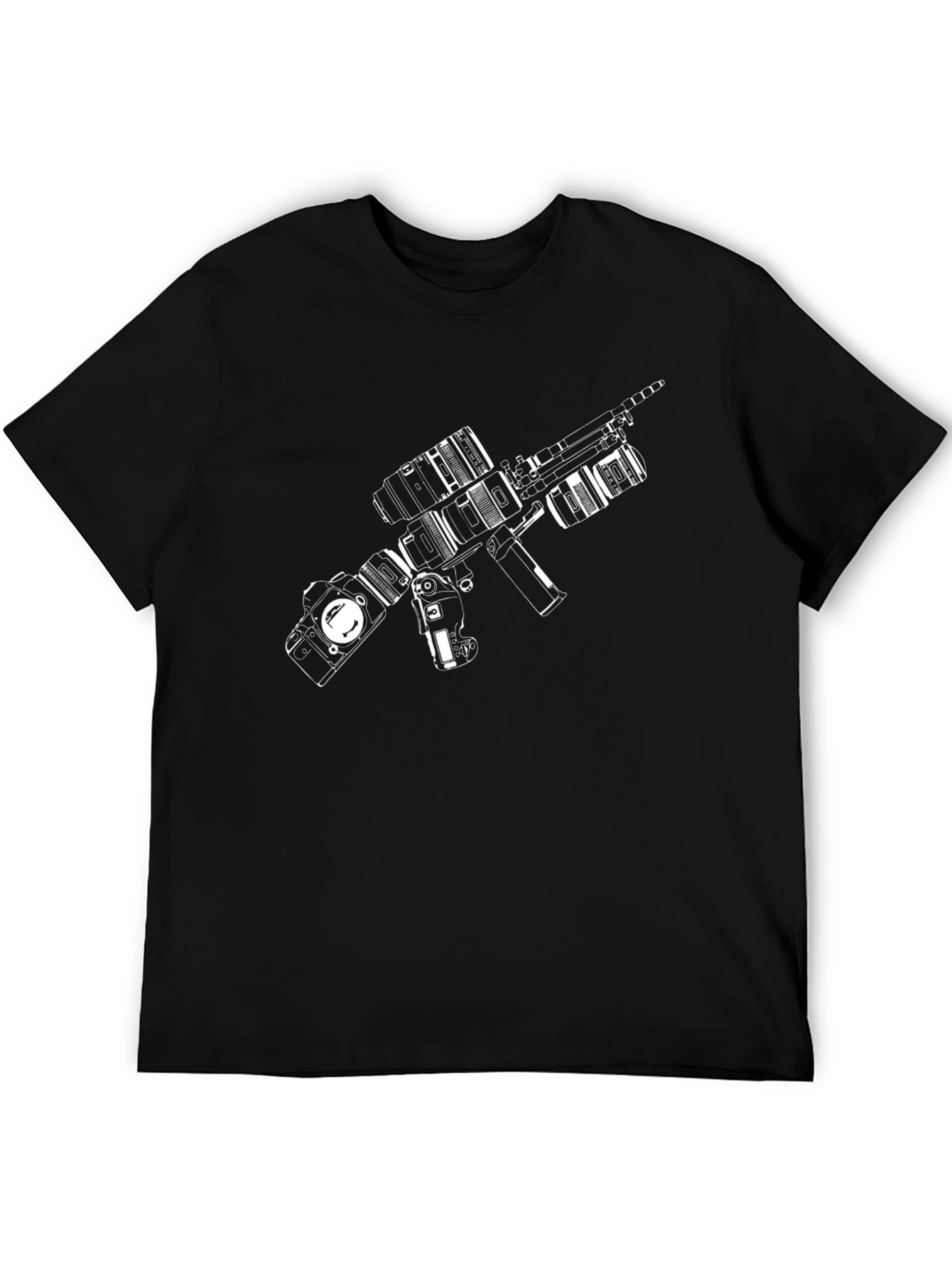 Camera Gun Graphic Tee - Photographers Style