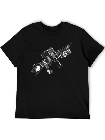 Camera Gun Graphic Tee - Photographers Style