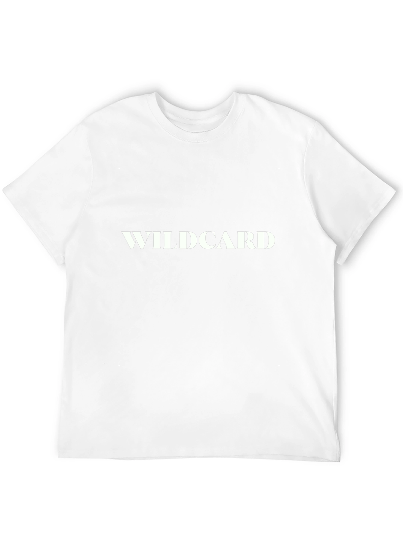 Wildcard Graphic Tee - Black Cotton Casual Wear