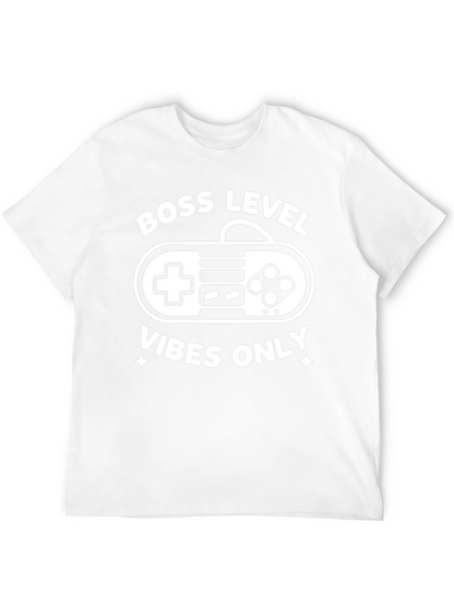 Boss Level Vibes Only Gamer T-Shirt
