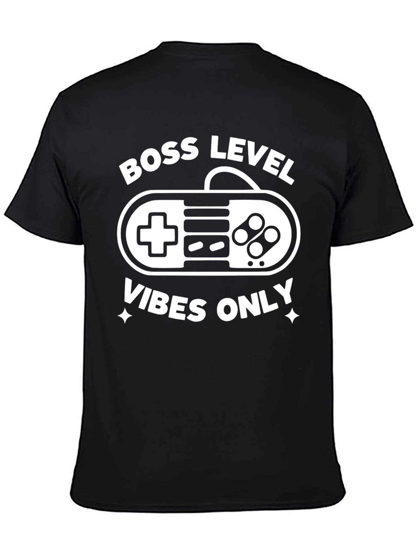 Boss Level Vibes Only Gamer T-Shirt