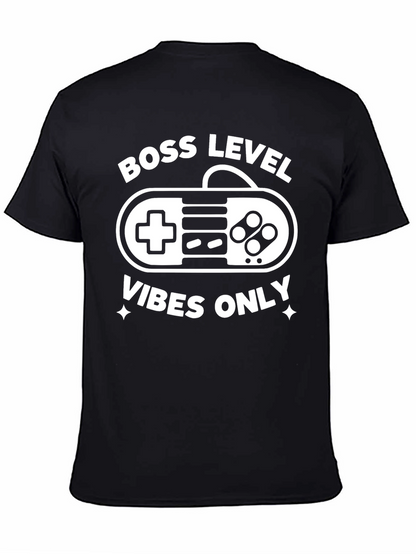 Boss Level Vibes Only Gamer T-Shirt
