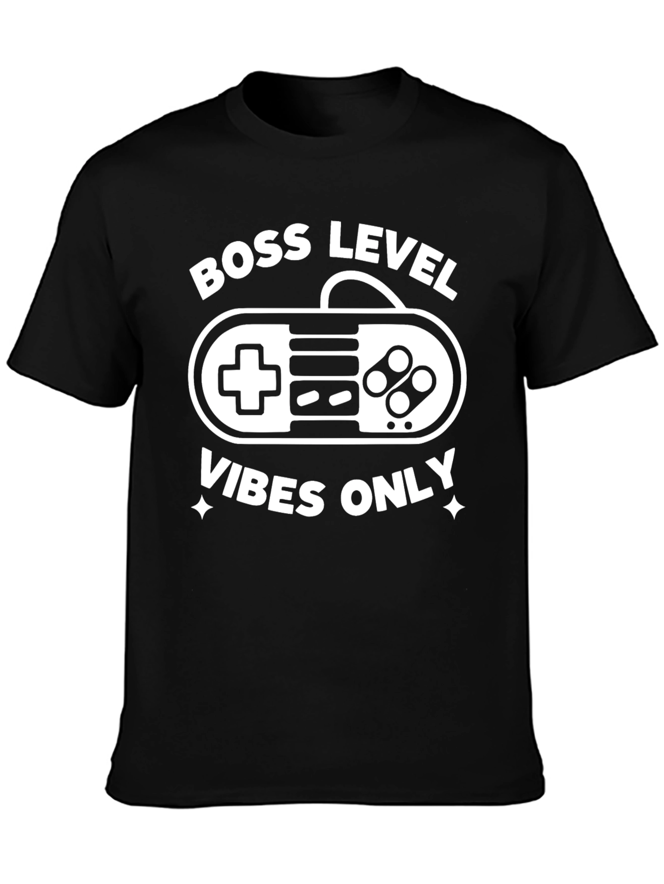 Boss Level Vibes Only Gamer T-Shirt