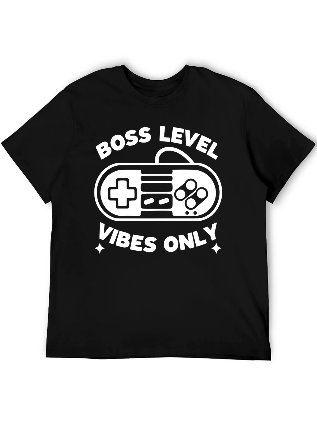 Boss Level Vibes Only Gamer T-Shirt
