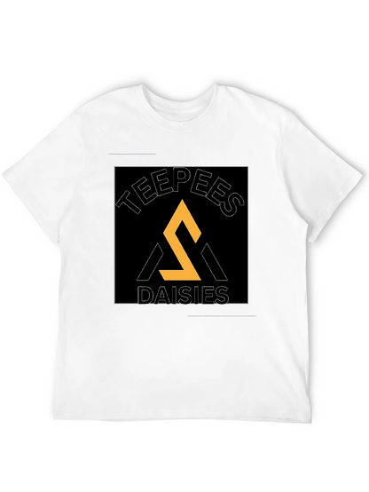 Teepees Daisies Black T-Shirt