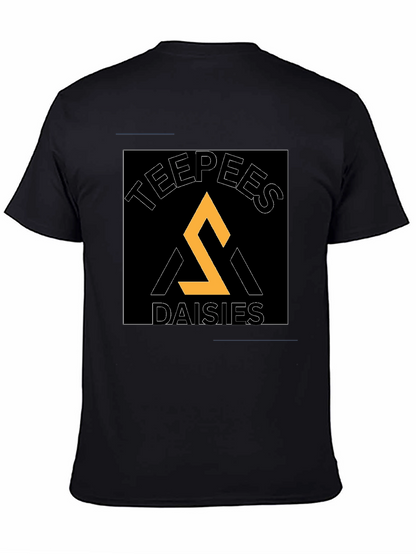 Teepees Daisies Black T-Shirt
