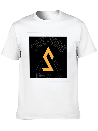 Teepees Daisies Black T-Shirt
